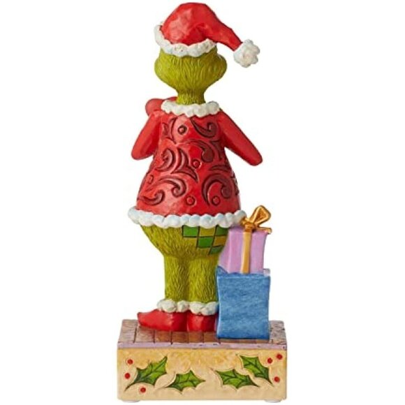 New  Jim Shore The Grinch Figure Large Blinking Heart Figurine 7 Inch 6010782 - Picture 2 of 2
